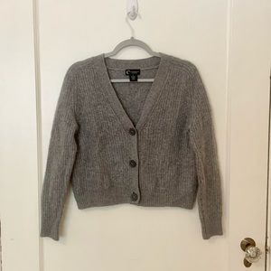Bloomingdale’s | Cashmere grey cardigan